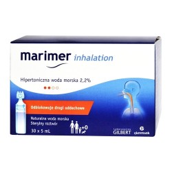 MARIMER Inhalation Hipertoniczna woda morska 30x5ml