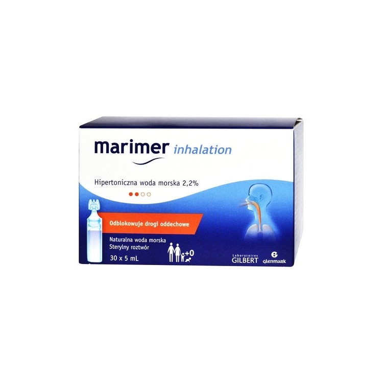 MARIMER Inhalation Hipertoniczna woda morska 30x5ml