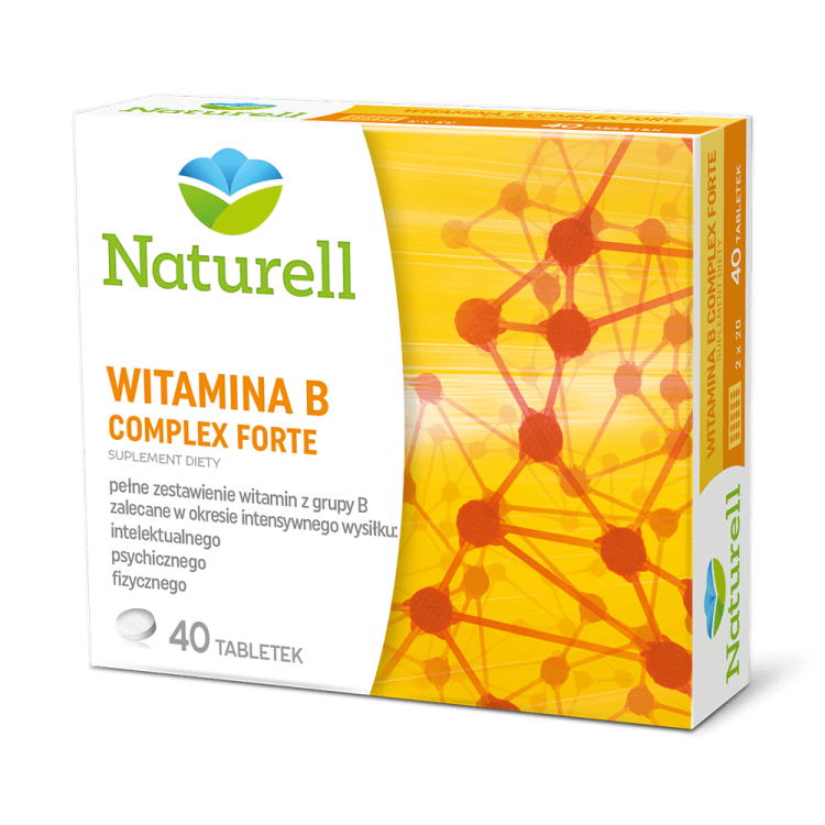 NATURELL Witamina B Complex Forte 40 tabletek
