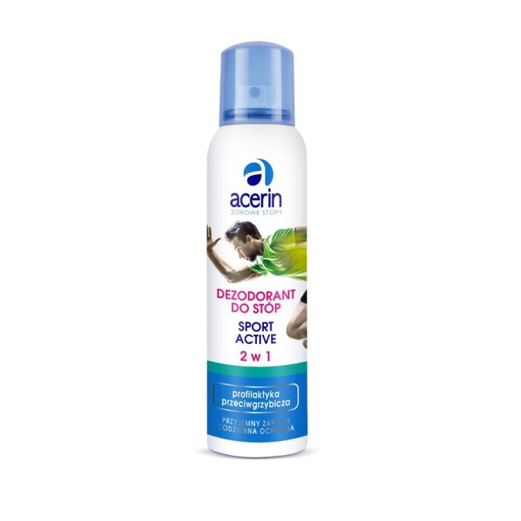 Acerin Sport Active 2 w 1 Dezodorant do stóp 150 ml