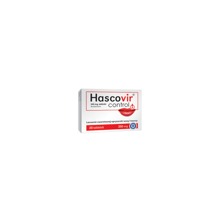 Hascovir Control 200 mg 25 tabletek