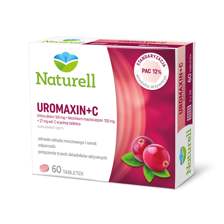 Naturell Uromaxin + C 60 tabletek