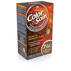 COLOR&SOIN Farba do włosów 7GC złocisty miedziany blond 135ml *