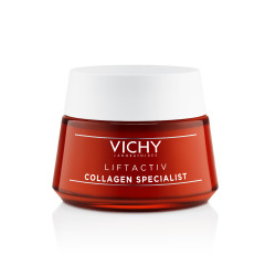 Vichy Liftactiv Collagen Specialist Przeciwzmarszczkowy krem na dzień z witaminą Cg i peptydami 50 ml+Miniprodukt 15ml