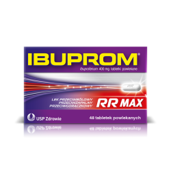 Ibuprom RR MAX 400mg 48 tabletek