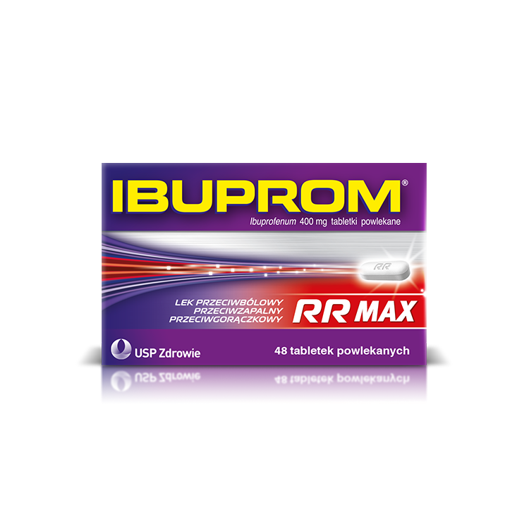 Ibuprom RR MAX 400mg 48 tabletek