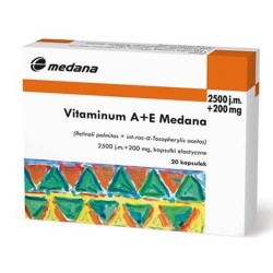 Vitamina A + E 20 kapsułek (2500j.m.A + 200mgE)