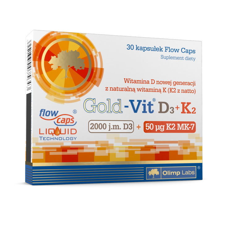 OLIMP Gold-Vit D3+K2 2000 j.m. 30 tabletek