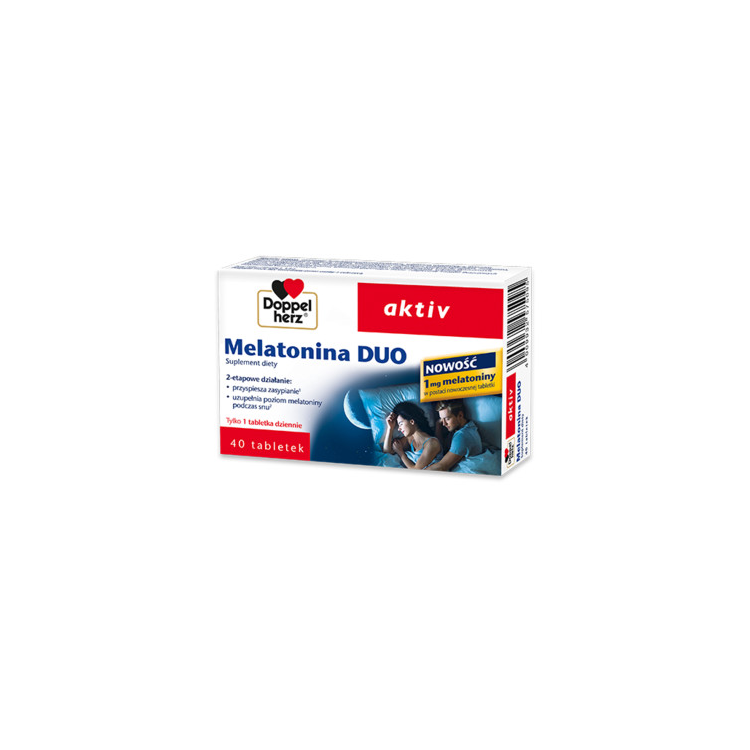 Doppelherz aktiv Melatonina DUO 40 tabletek