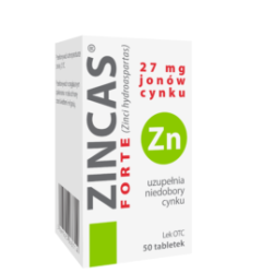 Zincas Forte 27mg 50 tabletek