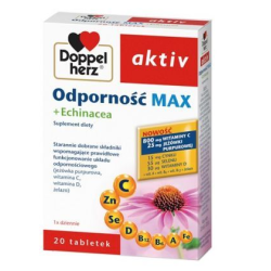 Doppelherz Aktiv Odporność Max+Echinacea 20 tabletek