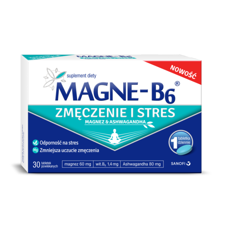 MAGNE-B6 ZMĘCZENIE I STRES 30 tabletek