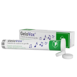 GeloVox 20 tabletek do ssania o smaku porzeczkowo-mentolowym