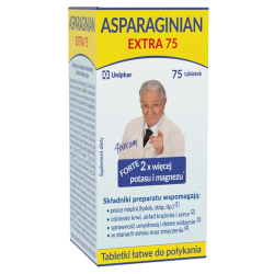 Asparaginian Extra 75 75 tabletek