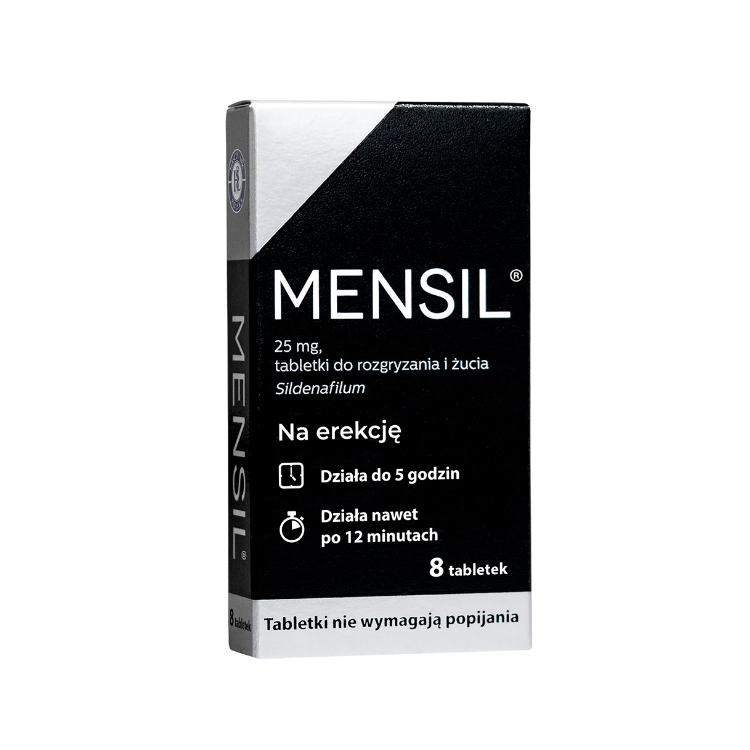 Mensil 25 mg 8 tabletek do rozgryzania i żucia