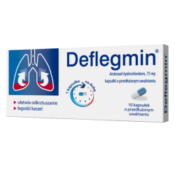 Deflegmin 75 mg 10 kapsułek