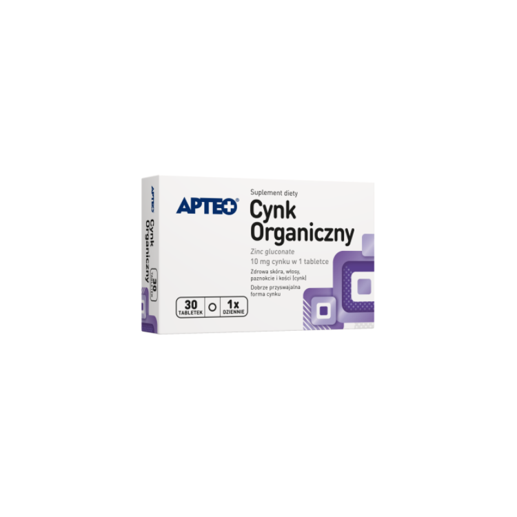 Cynk organiczny APTEO 30 tabletek