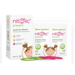 Nitolic® prevent – gumki do włosów przeciw wszom 4szt.