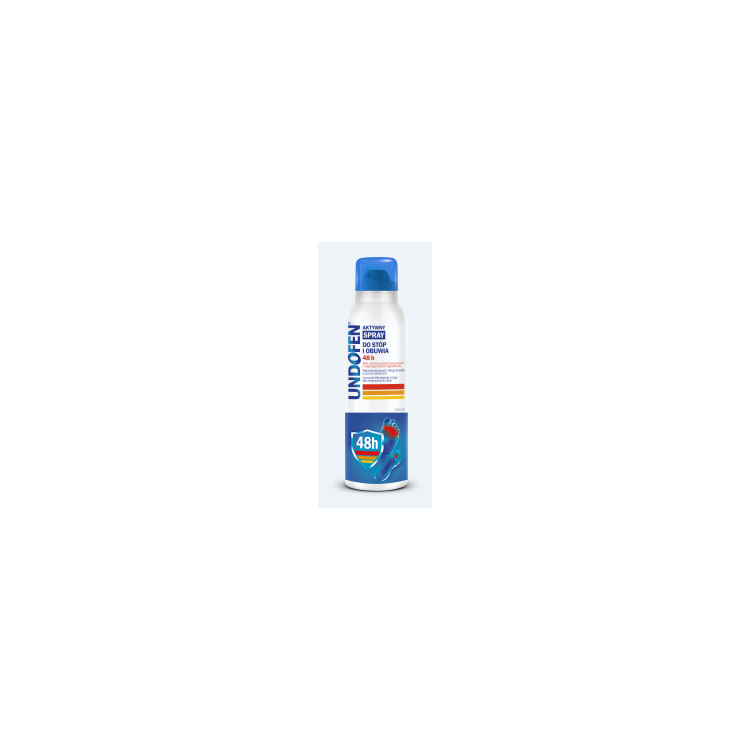 UNDOFEN® SPRAY Do stóp i obuwia 48H 150ml UNDOFEN® SPRAY Do stóp i obuwia 48H 150ml