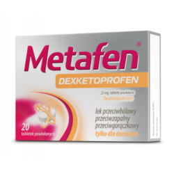 Metafen Dexketoprofen 20 tabletek