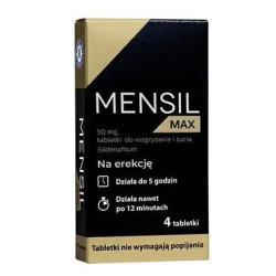 Mensil Max 4 tabletki do rozgryzania i żucia