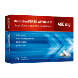 Ibuprofen Forte APTEO MED 400mg 24 tabletki powlekane