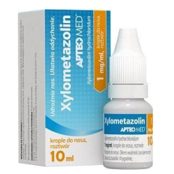 Xylometazolin APTEO MED 1 mg/ml, krople do nosa, roztwór 10ml