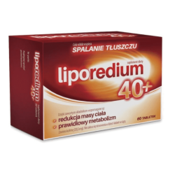 Liporedium 40+ spalanie tłuszczu 60 tabletek