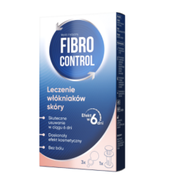 Fibrocontrol Leczenie włókniaków skóry zestaw (3 plastry i aplikator)