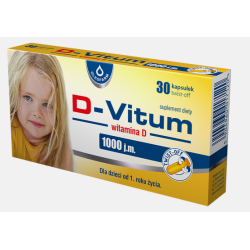 D-VITUM witamina D 1000 j.m.twist-off 30 kapsułek