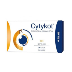 Cytykot ( Cytykolina 250mg, Ryboflawina 0,7mg ) 30 kapsułek