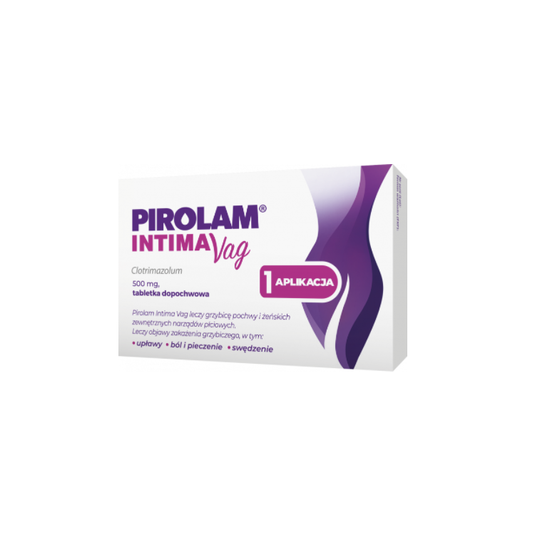 Pirolam Intima Vag 500 mg x1 tabletka dopochwowa