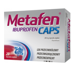 Metafen Ibuprofen Caps 200mg 20 kaps.