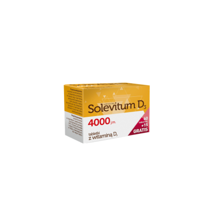 Solevitum witamina D3 4000 j.m. 75 tabletek