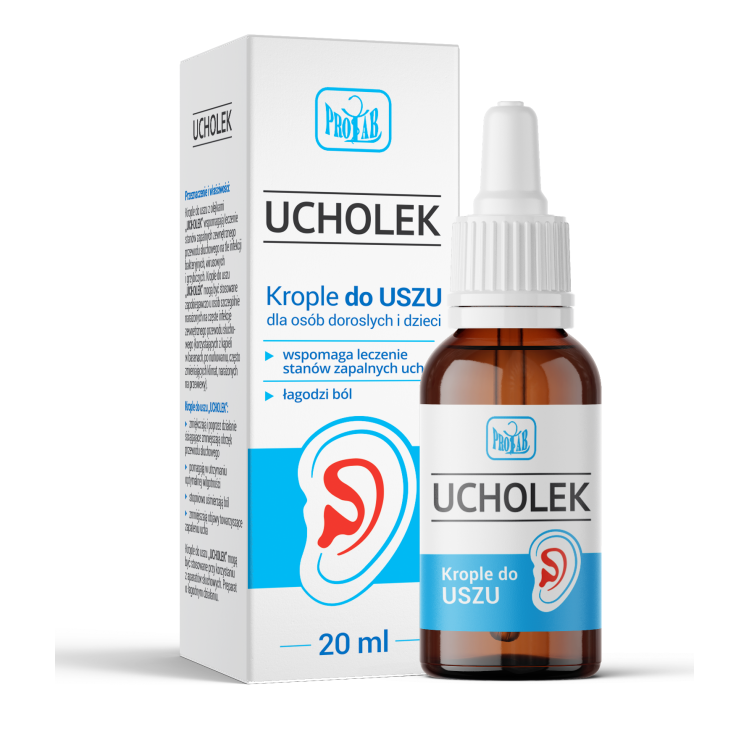 Ucholek krople do uszu 20ml