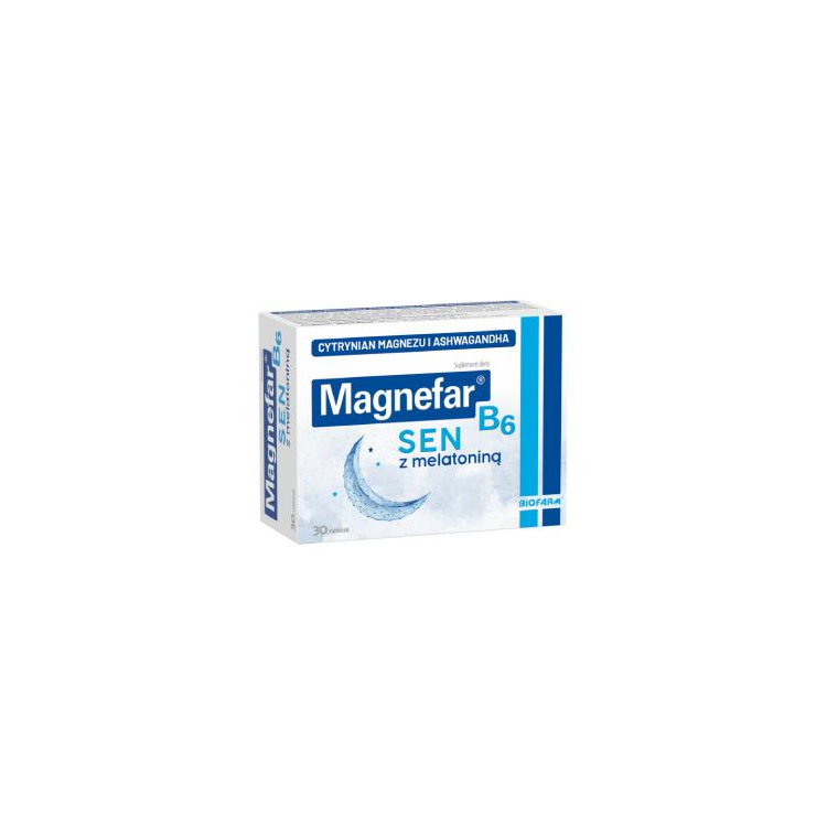Magnefar B6 Sen 30 tabletek