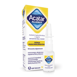 Acatar Allergy 1mg/ml Aerozol do nosa roztwór 10ml