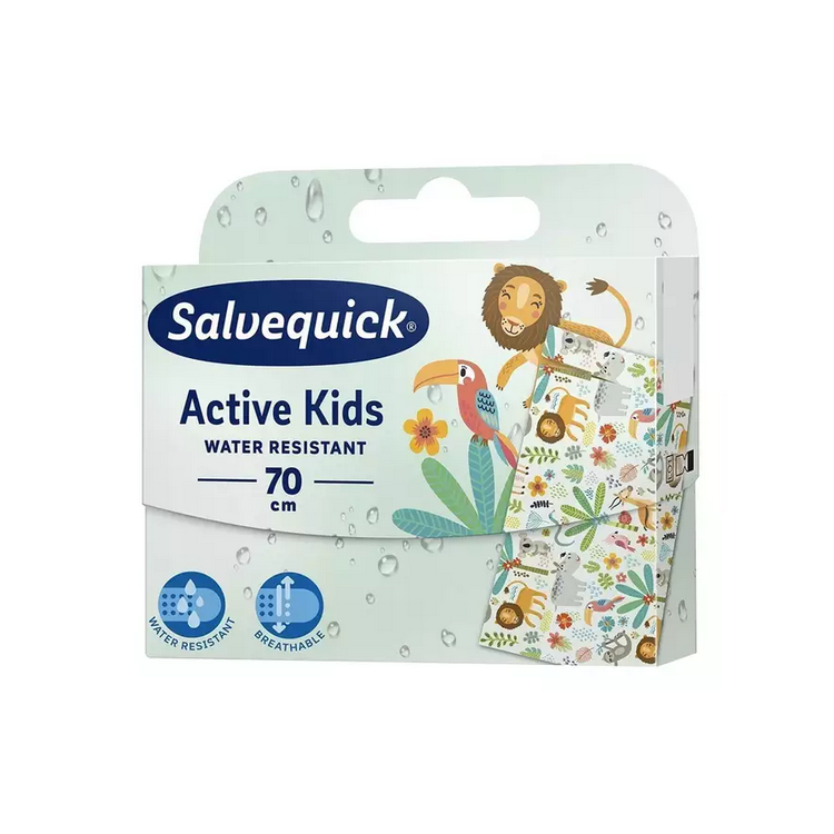 Salvequcik Active Kids Water Resistant Plaster elastyczny dla aktywnych dzieci 70cm