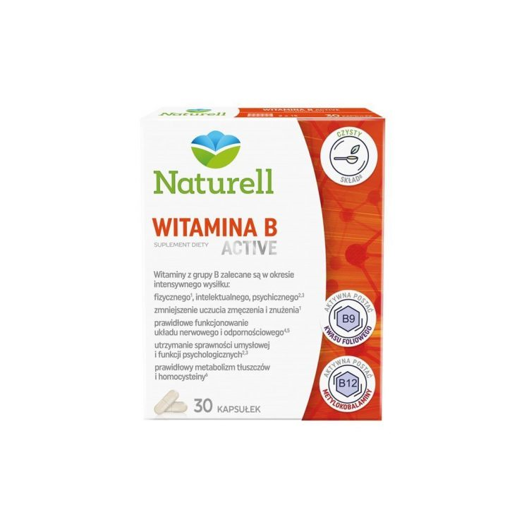 Naturell Witamina B Active 30 Kapsułek