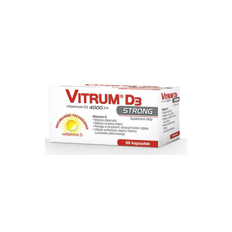 Vitrum D3 Strong 60kaps.