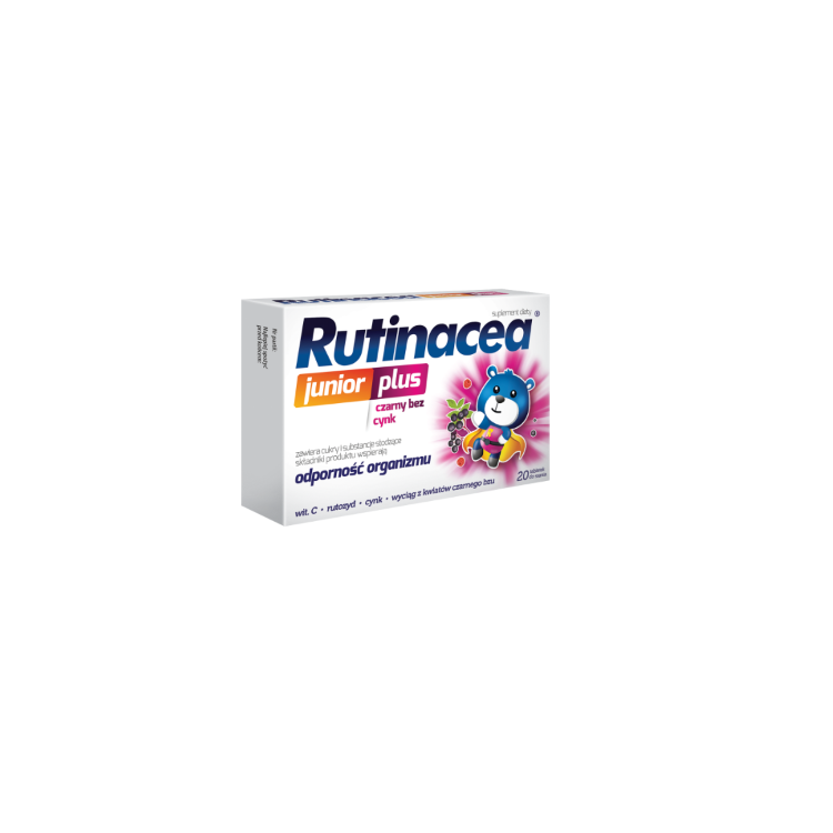 Rutinacea Junior Plus 20 tabletk do ssania