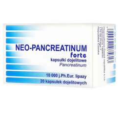 Neo-Pancreatinum forte 10 000 j. kapsułki dojelitowe 20 szt.