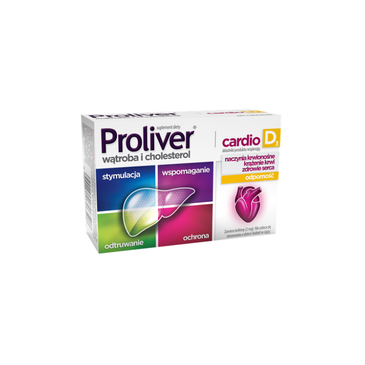 Proliver Cardio D3  30 tabletek