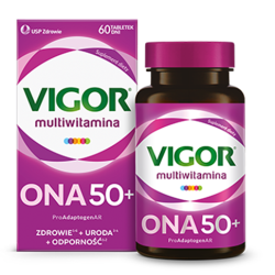 VIGOR multiwitamina ONA 50+ 60 tabletek