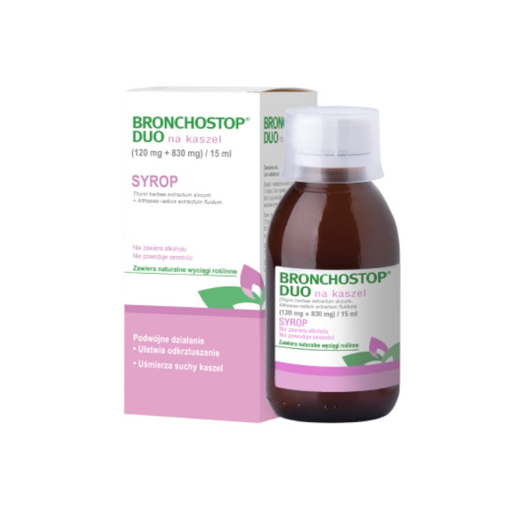 Bronchostop Duo na kaszel syrop 120 ml