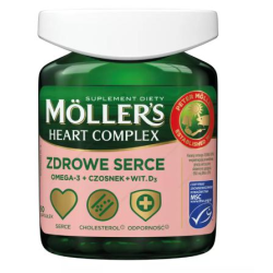 Moller's Heart Complex Zdrowe serce 60 kaps. Uwaga! Data ważności 31.07.2024r.*