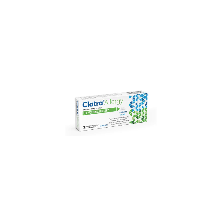 Clatra Allergy 20 mg 10 tabletek