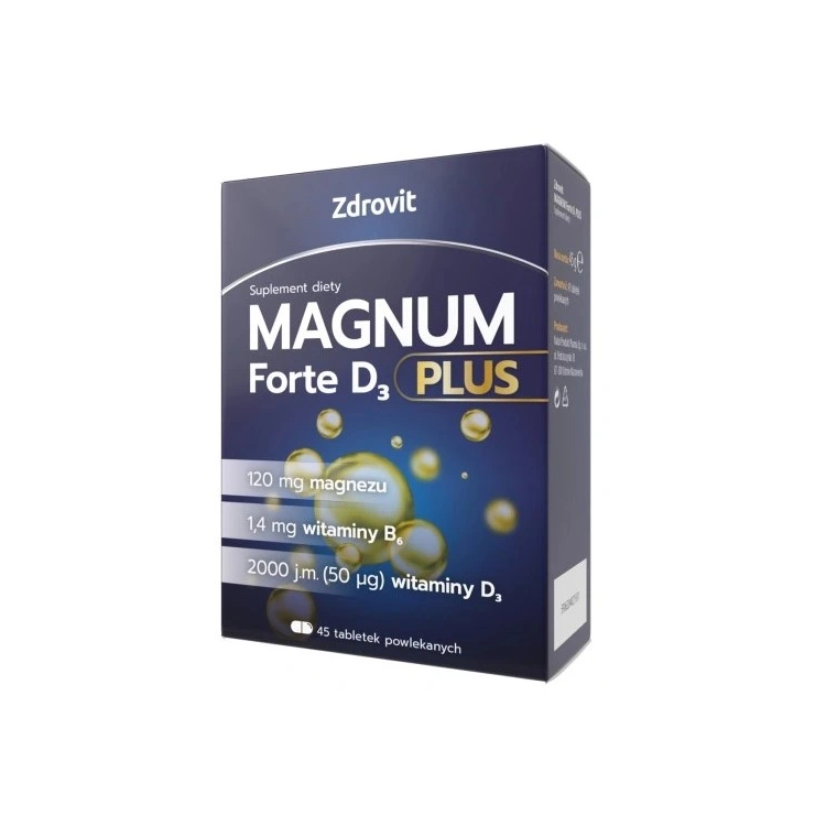 Zdrovit Magnum forte D3 Plus 45 tabletek