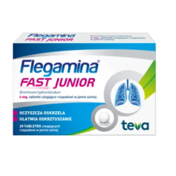 Flegamina Fast Junior 4 mg 20 tabl.