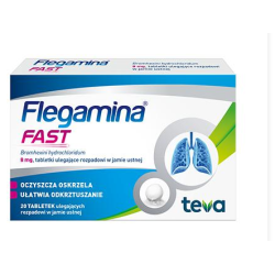 Flegamina Fast 8 mg 20 tabl.
